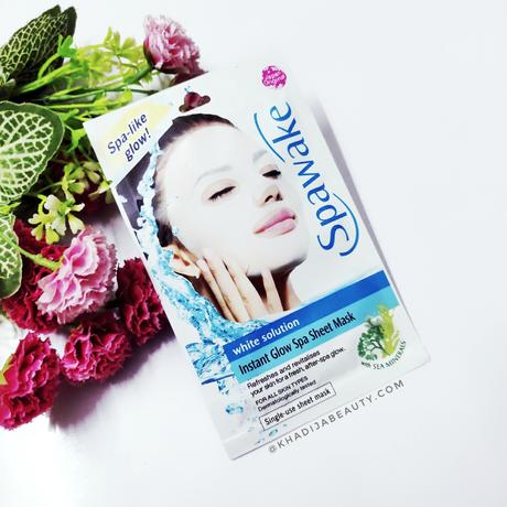 Spawake Instant Glow Spa Sheet Mask Review| Worth a Try