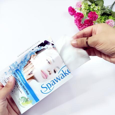 Spawake Instant Glow Spa Sheet Mask Review| Worth a Try