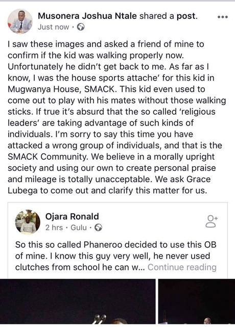 Phaneero Nabbed By SMACK Community For Apparent lies About Healing their OB