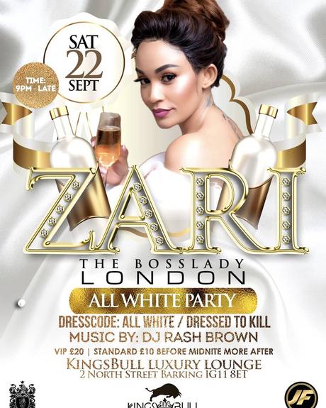 Zari’s all white party flops badly in UK, only 8 people attended