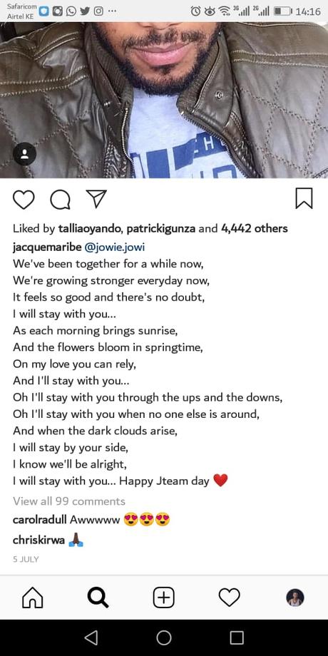 When Jaque Maribe promised to never leave her boyfriend no matter what happens When Jaque Maribe promised to never leave her boyfriend no matter what happens