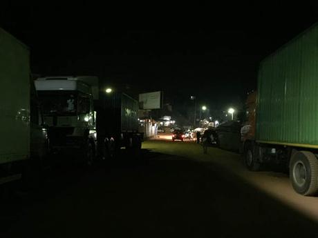 No Man's Land Uganda Rwanda border lorries