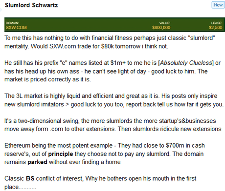 The domain king is a slumlord? Really? Namepros