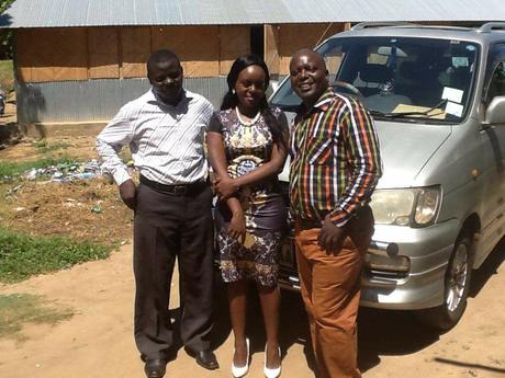 Bishop Paul Ngarama (right) with his daughter Monica Nyawira Kimani 