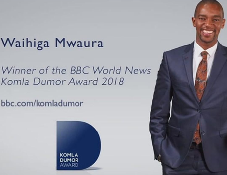 Waihiga Mwaura set to leave Citizen TV after becoming first Kenyan journalist to win coveted Komla Dumor award