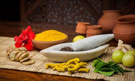 Ayurvedic herbs for skin hair and health