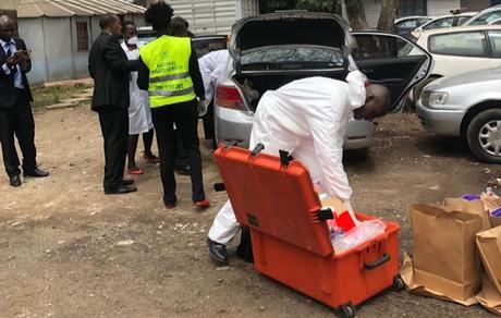 Jacque Maribe's Toyota Allion at Kilimani Police Station 