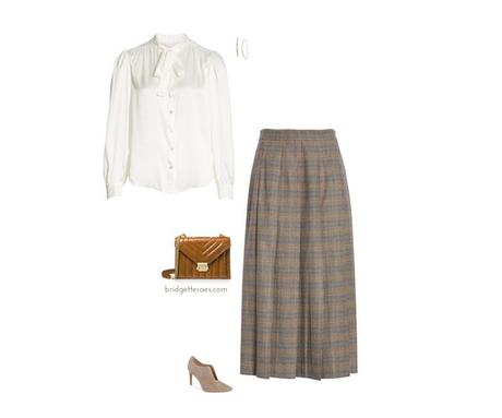Five Ways to Wear a Plaid Midi Skirt