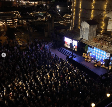 Magnolia Market At The Silos Hosting Church Service On The Lawn