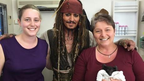 Pirates of Caribbean John Depp sponsors ' flying foxes'