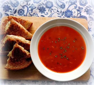 Roasted Tomato & Rice Soup
