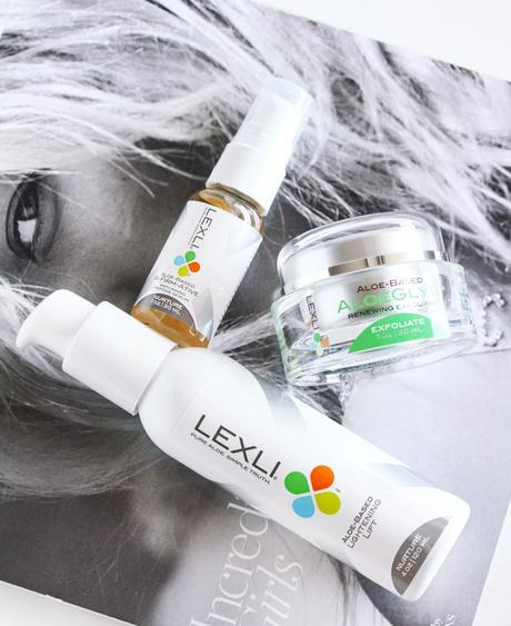 Lexli Skincare, Lexli Aloe Based Skincare, Lexli AloeGlyC, Lexli Aloe Based Lightening Lift, Lexli A-Firm-Ative