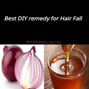 Onion  juice for hair growth