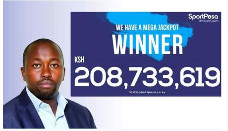 The money will be shared among three friends minus 46 million government tax! Kes 208 million SportPesa jackpot winner to take home less amount than he won