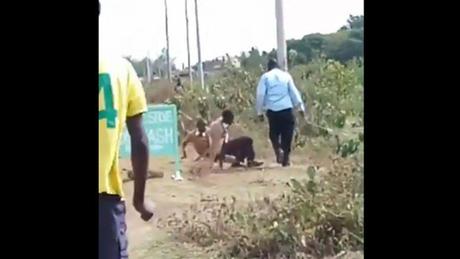 Kenyans praiseÂ school teacher caught on camera giving students a thorough beating