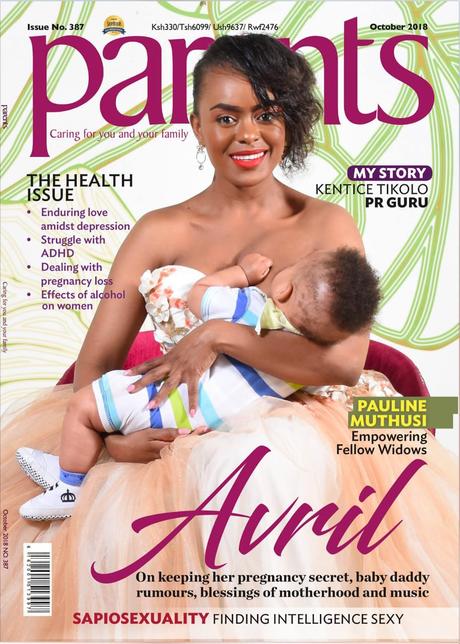 Meza mate mwingine akikula nyama! Avril stuns in the latest edition of Parents