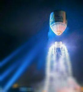 Hot air balloon festival in Pyin Oo Lwin