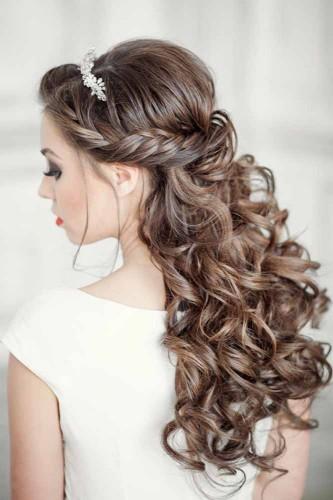 Wedding Hairstyles For Long Hair - Half Up Half Down Hairstyle