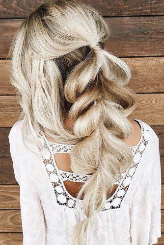 wedding hairstyles for long hair volume boho braid braidinglife via instagram