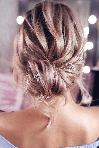 wedding hairstyles for long hair simple bun