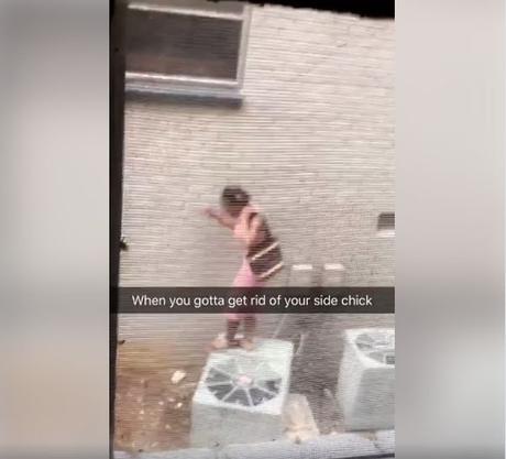 Moment Man Throws His Side Chick Out Of The Window After His Wife Arrived (See Photos & Video)