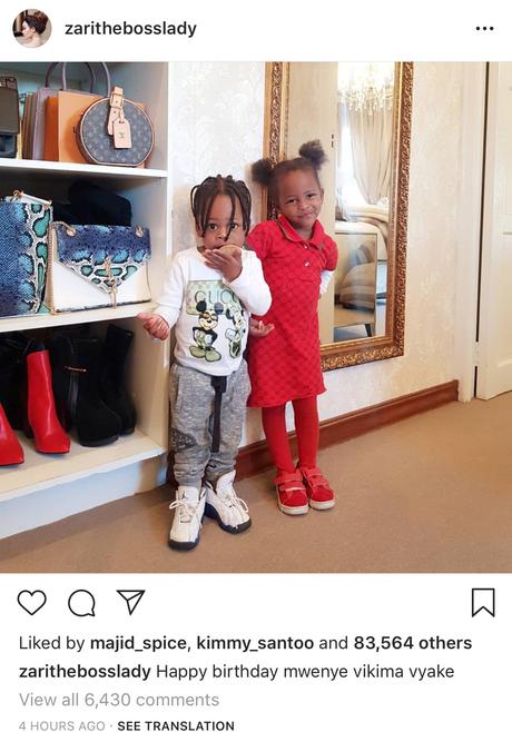 Zari’s ‘disrespectful’ birthday message to Diamond Platnumz leaves many talking