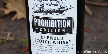 Cutty Sark Prohibition Label