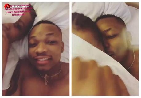 The breakup was just another publicity stunt? Lovebirds Otile Brown and Vera Sidika share videos and photos ofÂ romantic moment together in bed in Dubai