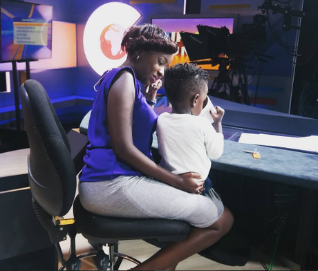 Jacque Maribe with her son Zahari