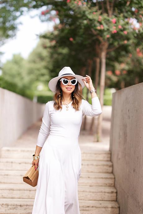 From Grandma with Love // White Midi Dress for Summer + Fall