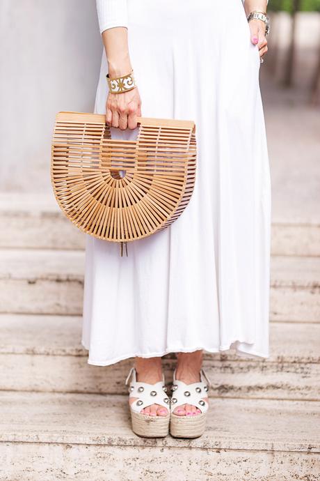 From Grandma with Love // White Midi Dress for Summer + Fall