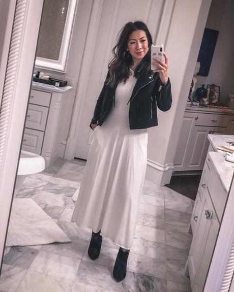 From Grandma with Love // White Midi Dress for Summer + Fall