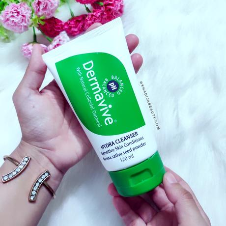 Dermavive Hydra cleanser Review| Contains Colloidal oatmeal & Lactic Acid