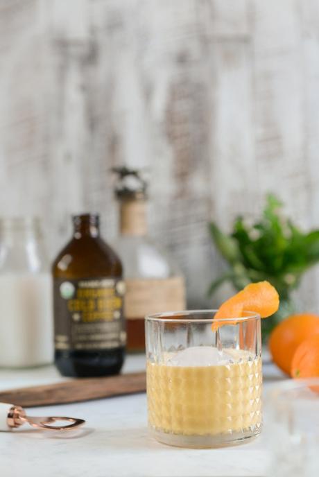 Cheers to the Weekend: Cold Brew Coffee Cocktail & Cake // www.WithTheGrains.com