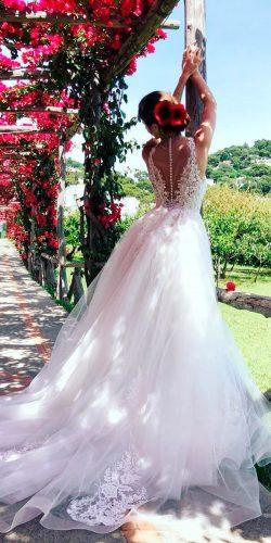 tina valerdi wedding dresses real bride ball gown lace illusion backless sleeveless tina valerdi officia