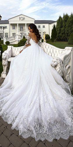 tina valerdi wedding dresses long sleeve ballgown bare back white 9F8A1670