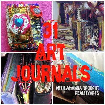 Stepping Out Challenge - Day 7 - Creating Art Journals