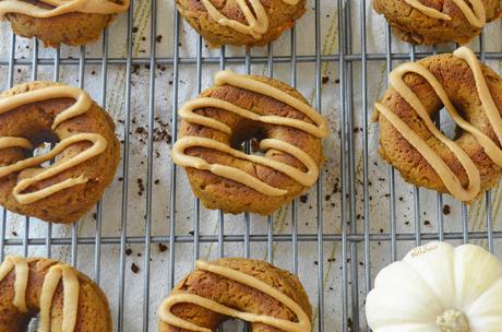 Gluten Free Pumpkin Spice Latte Doughnuts (protein packed)