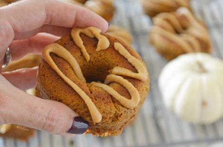 Gluten Free Pumpkin Spice Latte Doughnuts (protein packed)