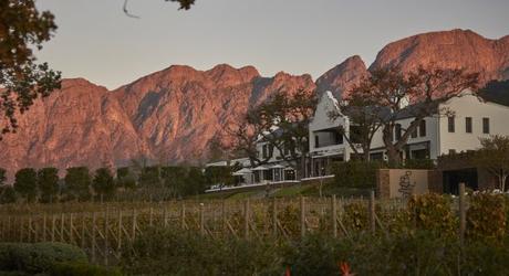 Enchanting Travels South Africa Tours Winelands Hotels Leeu Estates manor_house_on_leeu_estates_from_vineyards_2