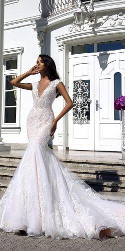 love in the palace tina valerdi wedding dresses mermaid gown v line neckline short sleeves