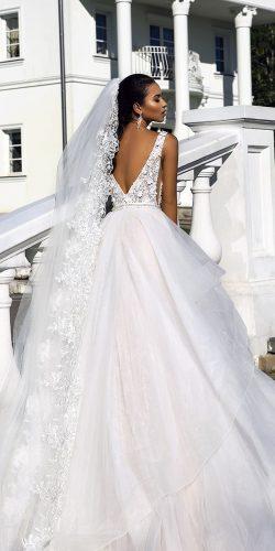 love in the palace tina valerdi wedding dresses white bridal gown natural waist v line back