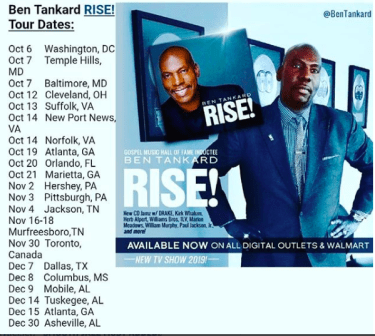 Ben Tankard Releases New Album ‘RISE!’ Announces  Album Tour