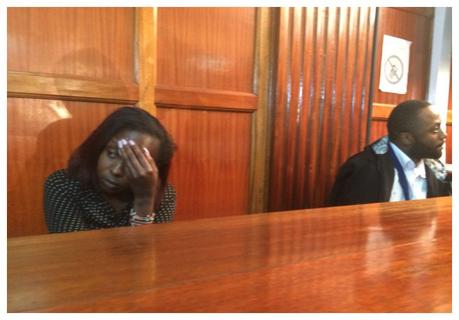 Jacque Maribe briefly reunites withÂ fiancÃ© Joseph Irungu before she is shipped to Langata prison to joinÂ Ruth Kamande (Photos)