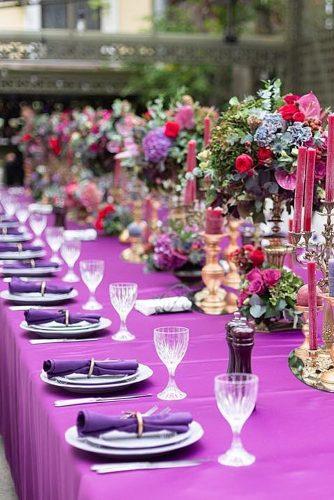 wedding themes mauve and lilac