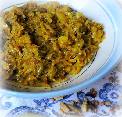 Indian Spiced Cabbage