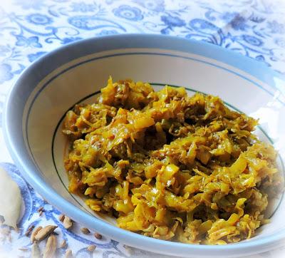 Indian Spiced Cabbage