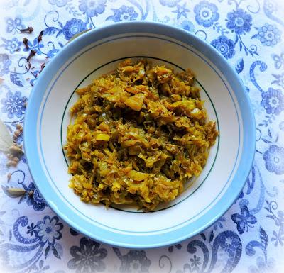 Indian Spiced Cabbage