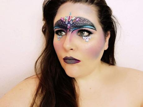Mermaid Makeup / Blogtober