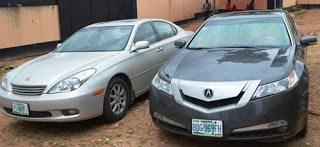 EFCC Arrests Yahoo Boy In Ekiti – See Cars Recovered From Him
